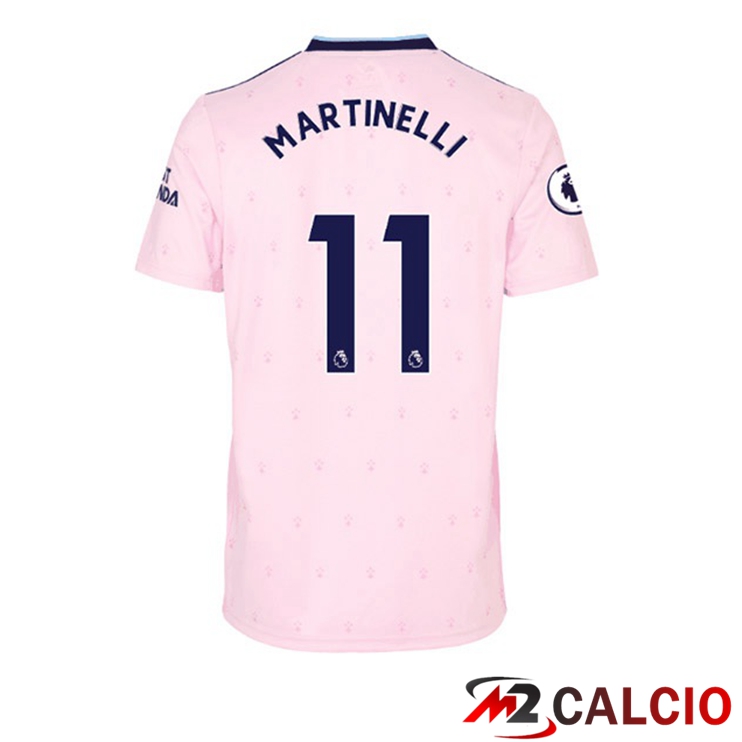 Maglie Calcio Personalizzate,Tute Calcio Squadre,Maglia Nazionale Italiana Calcio | Maglie Calcio Arsenal (MARTINELLI 11) Seconda Rosa 2022/2023