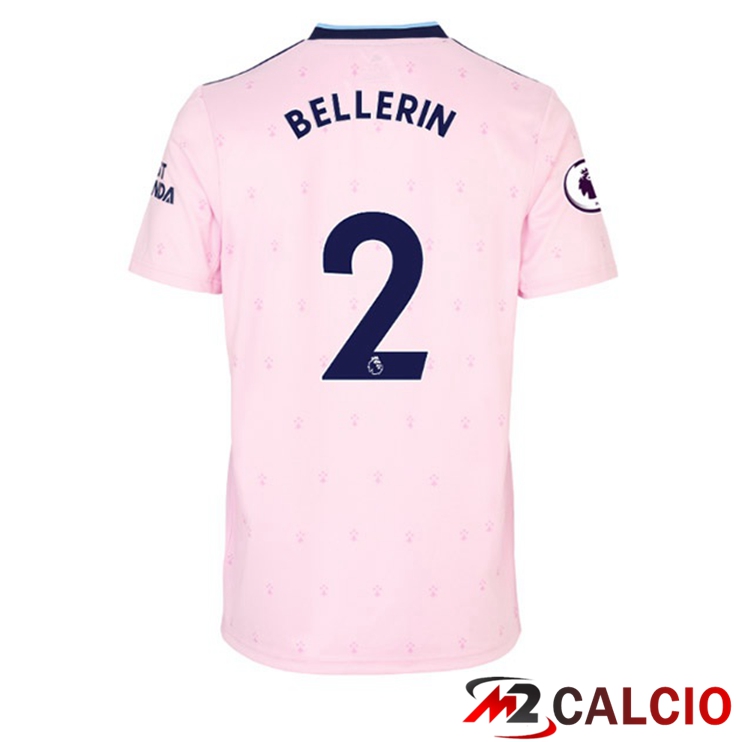 Maglie Calcio Personalizzate,Tute Calcio Squadre,Maglia Nazionale Italiana Calcio | Maglie Calcio Arsenal (BELLERIN 2) Seconda Rosa 2022/2023