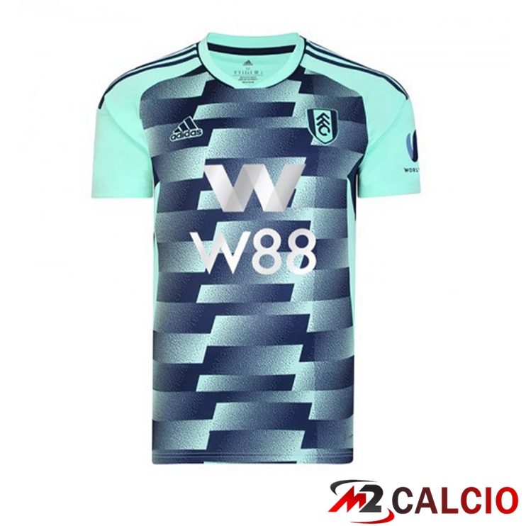 Maglie Calcio Personalizzate,Tute Calcio Squadre,Maglia Nazionale Italiana Calcio | Maglie Calcio Fulham FC Seconda Cyan 2022/2023