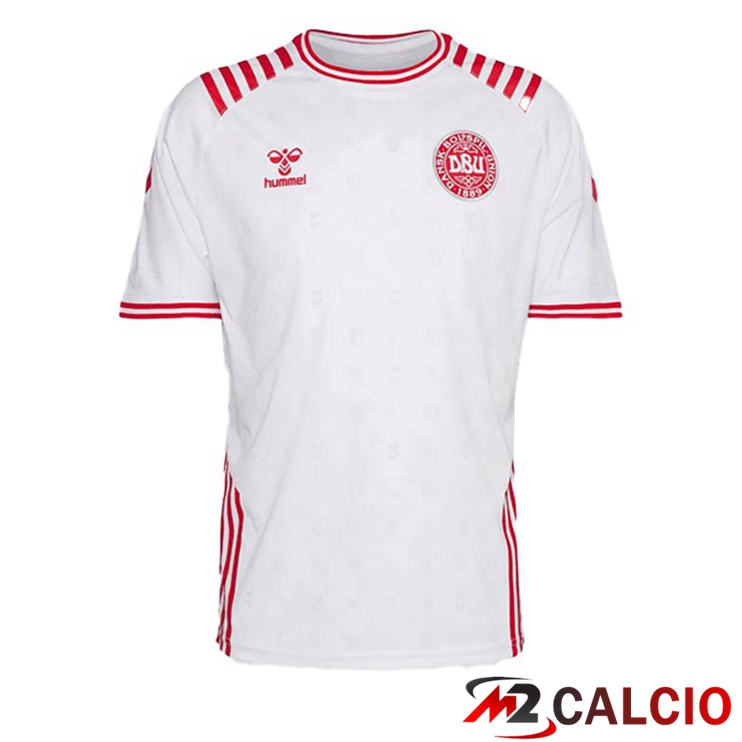 Maglie Calcio Personalizzate,Tute Calcio Squadre,Maglia Nazionale Italiana Calcio | Maglie Calcio Danimarca Special Bianco 2022/2023