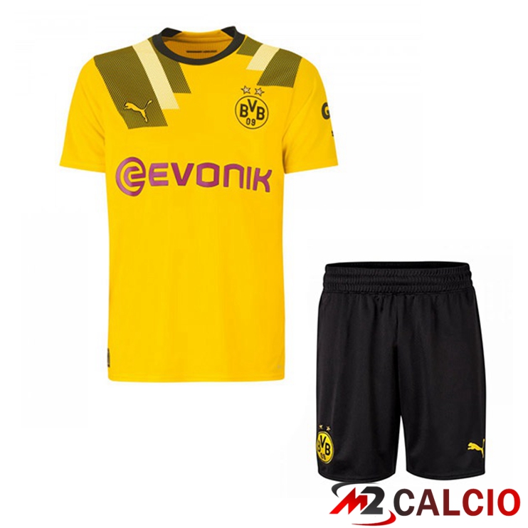Maglie Calcio Personalizzate,Tute Calcio Squadre,Maglia Nazionale Italiana Calcio | Maglie Calcio Dortmund BVB Bambino Cup Giallo 2022/2023
