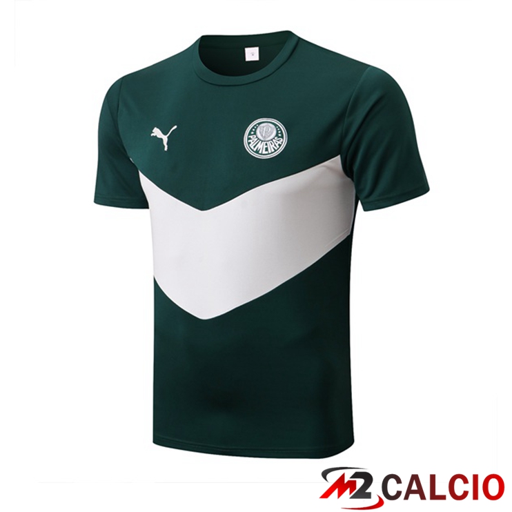Maglie Calcio Personalizzate,Tute Calcio Squadre,Maglia Nazionale Italiana Calcio | T Shirt Allenamento Palmeiras Verde Bianco 2022/2023