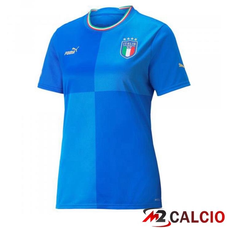 Maglie Calcio Personalizzate,Tute Calcio Squadre,Maglia Nazionale Italiana Calcio | Maglie Calcio Italia Donna Prima Blu 2022/2023