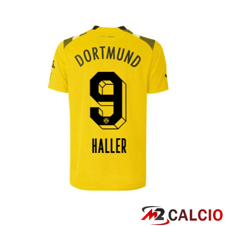 Maglie Calcio Personalizzate,Tute Calcio Squadre,Maglia Nazionale Italiana Calcio | Maglie Calcio Dortmund BVB (Haller 9) cup Giallo 2022/2023