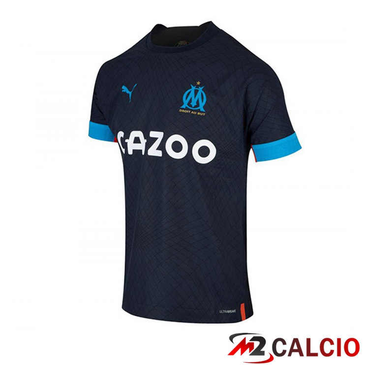 Maglie Calcio Personalizzate,Tute Calcio Squadre,Maglia Nazionale Italiana Calcio | Maglie Calcio Marsiglia OM Seconda Nero 2022/2023