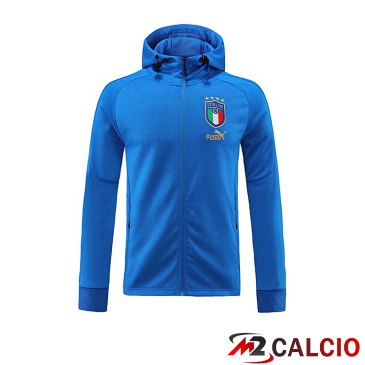 Maglie Calcio Personalizzate,Tute Calcio Squadre,Maglia Nazionale Italiana Calcio | Giacca Con Cappuccio Italia Blu 2022/2023