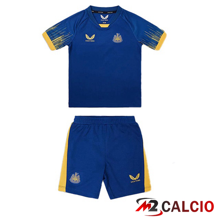Maglie Calcio Personalizzate,Tute Calcio Squadre,Maglia Nazionale Italiana Calcio | Maglie Calcio Newcastle United Bambino Seconda Blu Reale 2022/2023