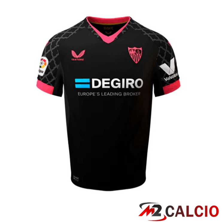 Maglie Calcio Personalizzate,Tute Calcio Squadre,Maglia Nazionale Italiana Calcio | Maglie Calcio Sevilla FC Terza Nero 2022/2023