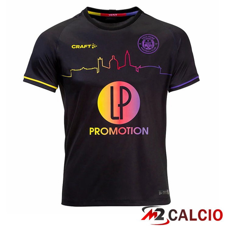 Maglie Calcio Personalizzate,Tute Calcio Squadre,Maglia Nazionale Italiana Calcio | Maglie Calcio Toulouse Seconda Nero 2022/2023