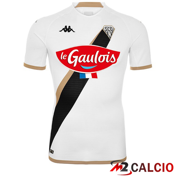 Maglie Calcio Personalizzate,Tute Calcio Squadre,Maglia Nazionale Italiana Calcio | Maglie Calcio Angers SCO Seconda Bianco 2022/2023