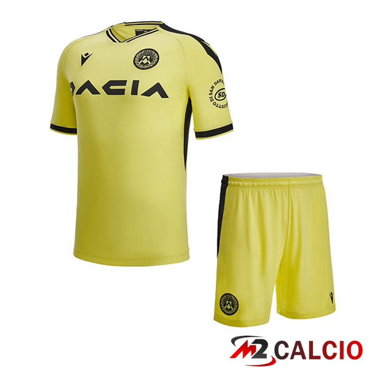 Maglie Calcio Personalizzate,Tute Calcio Squadre,Maglia Nazionale Italiana Calcio | Maglie Calcio Udinese Calcio Bambino Seconda Nero Giallo 2022/2023