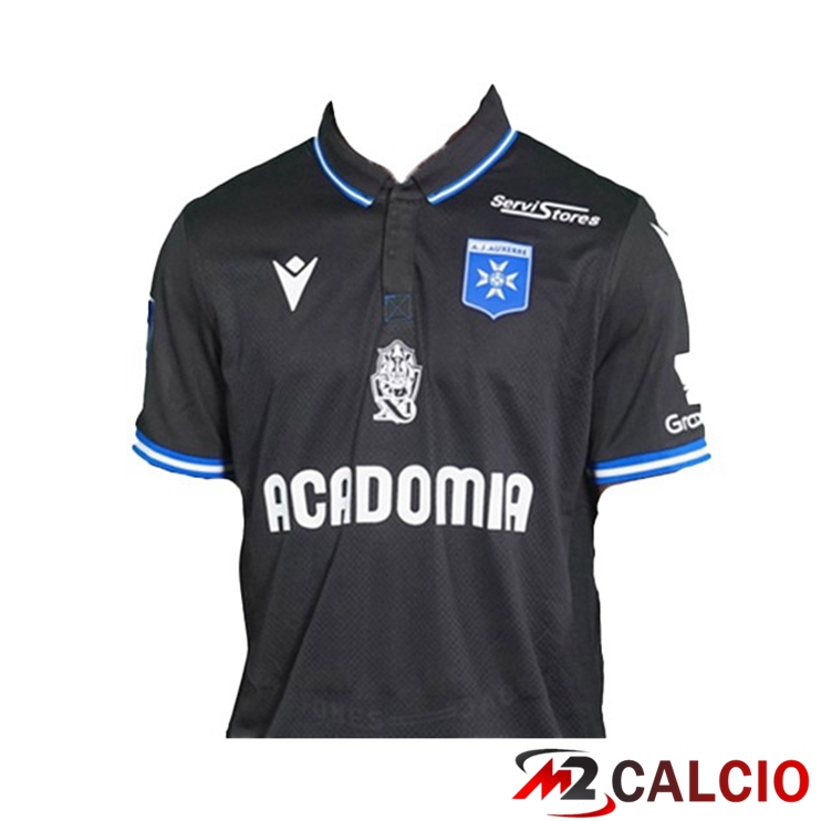 Maglie Calcio Personalizzate,Tute Calcio Squadre,Maglia Nazionale Italiana Calcio | Maglie Calcio AJ Auxerre Seconda Nero 2022/2023