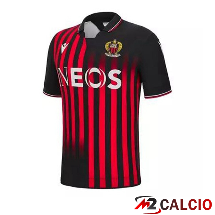 Maglie Calcio Personalizzate,Tute Calcio Squadre,Maglia Nazionale Italiana Calcio | Maglie Calcio OGC Nice Prima Rosso Nero 2022/2023