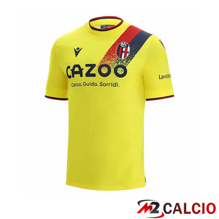 Maglie Calcio Personalizzate,Tute Calcio Squadre,Maglia Nazionale Italiana Calcio | Maglie Calcio Bologne Terza Giallo 2022/2023