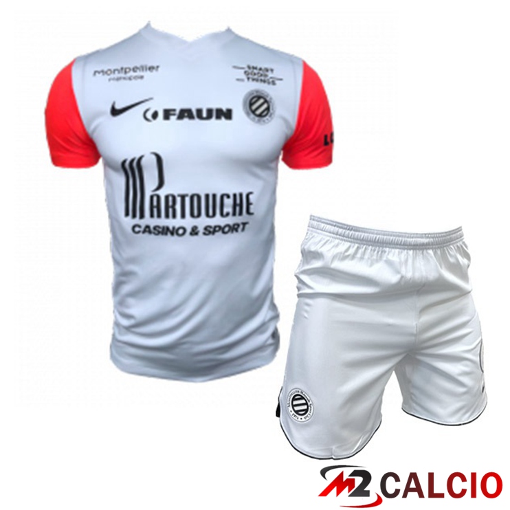 Maglie Calcio Personalizzate,Tute Calcio Squadre,Maglia Nazionale Italiana Calcio | Maglie Calcio Montpellier HSC Bambino Seconda Grigio 2022/2023