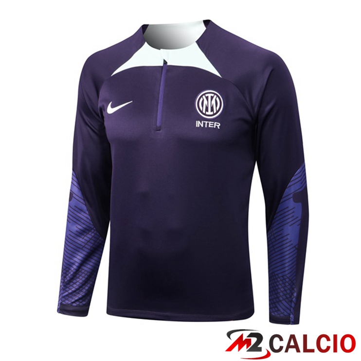 Maglie Calcio Personalizzate,Tute Calcio Squadre,Maglia Nazionale Italiana Calcio | Felpa Allenamento Inter Milan Viola 2022/2023
