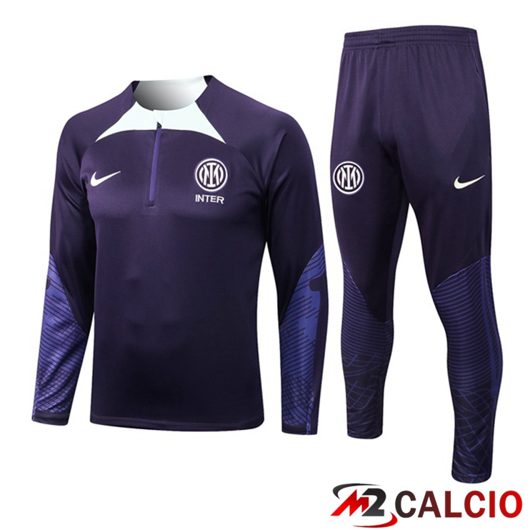Maglie Calcio Personalizzate,Tute Calcio Squadre,Maglia Nazionale Italiana Calcio | Insieme Tuta Calcio Inter Milan Viola 2022/2023
