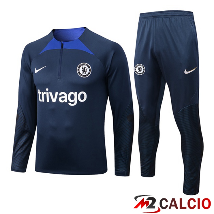 Maglie Calcio Personalizzate,Tute Calcio Squadre,Maglia Nazionale Italiana Calcio | Insieme Tuta Calcio FC Chelsea Blu 2022/2023