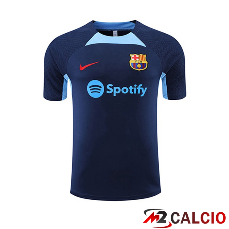 Maglie Calcio Personalizzate,Tute Calcio Squadre,Maglia Nazionale Italiana Calcio | T Shirt Allenamento FC Barcellona Blu Reale 2022/2023