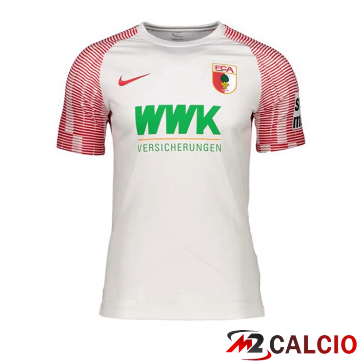 Maglie Calcio Personalizzate,Tute Calcio Squadre,Maglia Nazionale Italiana Calcio | Maglie Calcio FC Augsburg Seconda Bianco 2022/2023
