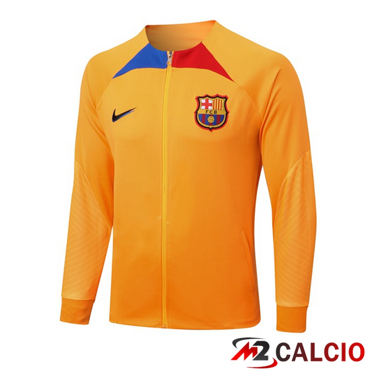 Maglie Calcio Personalizzate,Tute Calcio Squadre,Maglia Nazionale Italiana Calcio | Giacca Calcio FC Barcellona Arancia 2022/2023