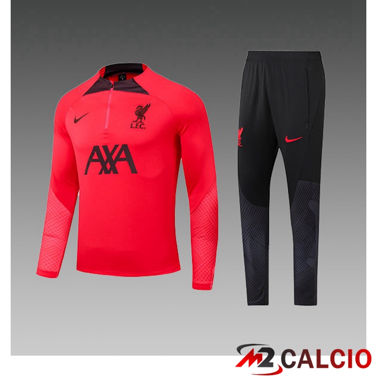 Maglie Calcio Personalizzate,Tute Calcio Squadre,Maglia Nazionale Italiana Calcio | Insieme Tuta Calcio FC Liverpool Bambino Rosso 2022/2023