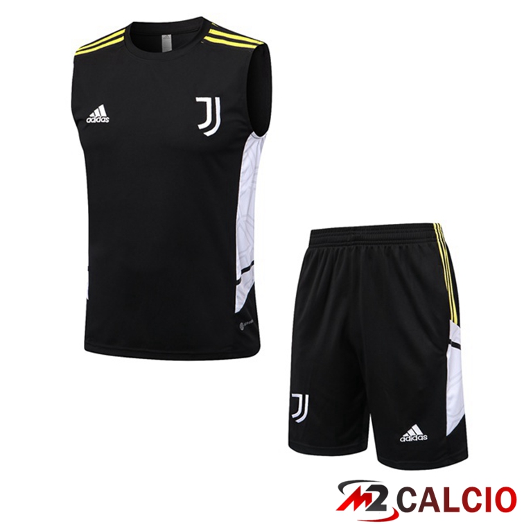 Maglie Calcio Personalizzate,Tute Calcio Squadre,Maglia Nazionale Italiana Calcio | Canotta Calcio Juventus + Shorts Nero 2022/2023