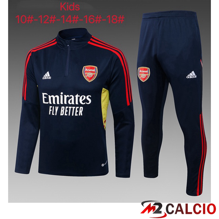 Maglie Calcio Personalizzate,Tute Calcio Squadre,Maglia Nazionale Italiana Calcio | Tuta Calcio Arsenal Bambino Blu Royal 2021/2022