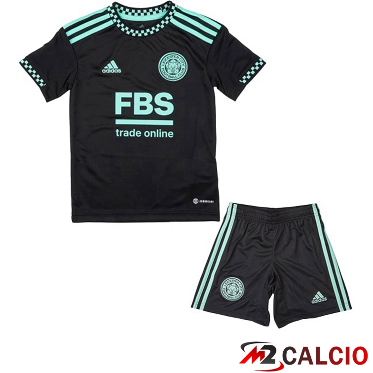 Maglie Calcio Personalizzate,Tute Calcio Squadre,Maglia Nazionale Italiana Calcio | Maglie Calcio Leicester City Bambino Seconda Nero 2022/2023