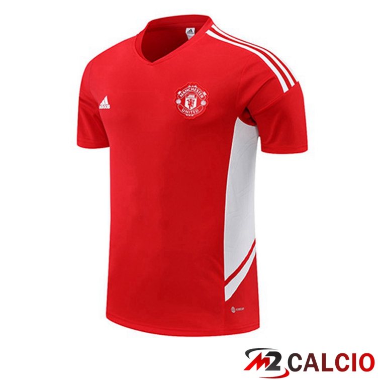 Maglie Calcio Personalizzate,Tute Calcio Squadre,Maglia Nazionale Italiana Calcio | T Shirt Allenamento Manchester United Rosso 2022/2023