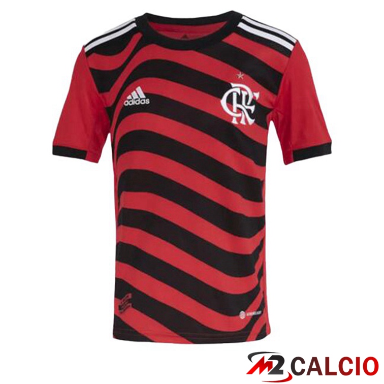 Maglie Calcio Personalizzate,Tute Calcio Squadre,Maglia Nazionale Italiana Calcio | Maglie Calcio Flamengo Terza Rosso 2022/2023