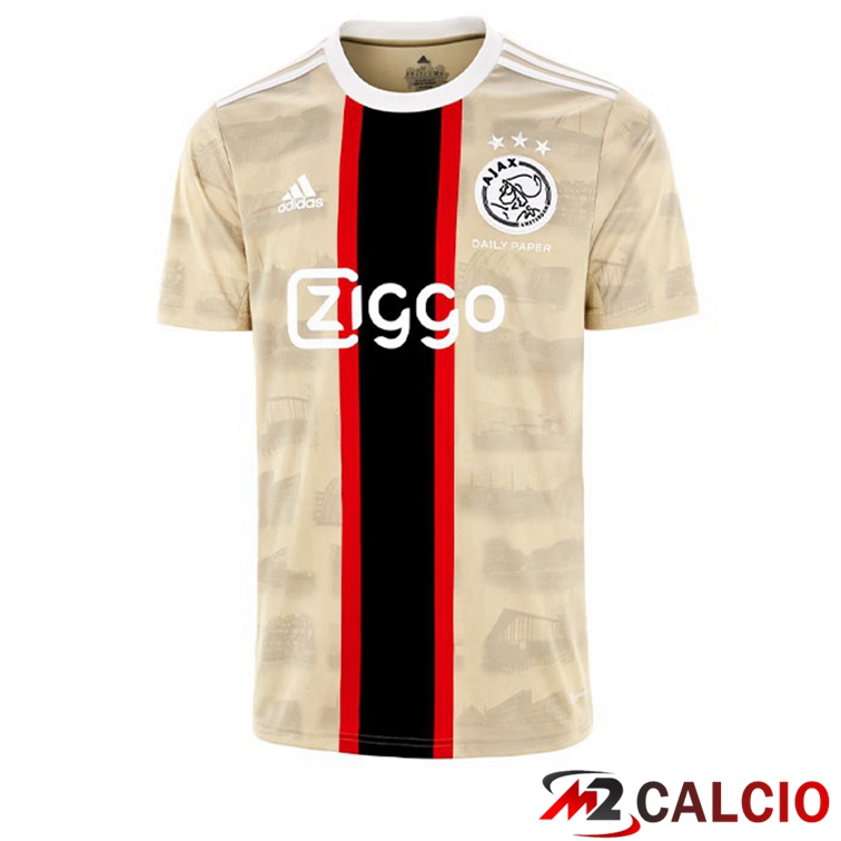 Maglie Calcio Personalizzate,Tute Calcio Squadre,Maglia Nazionale Italiana Calcio | Maglie Calcio AFC Ajax Terza Marrone 2022/2023