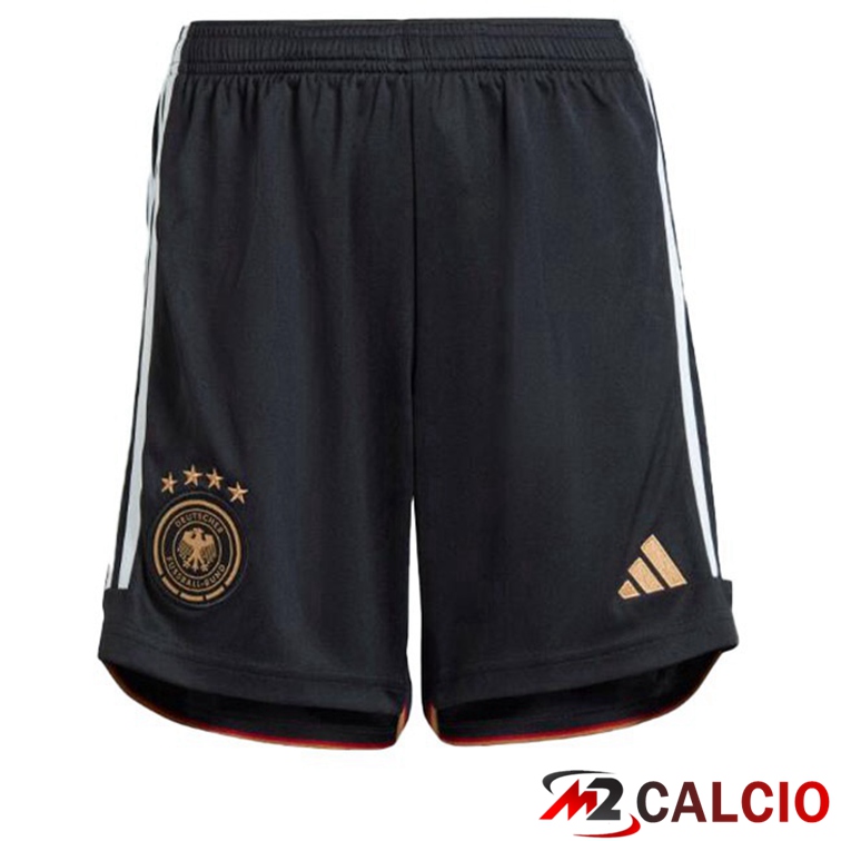 Maglie Calcio Personalizzate,Tute Calcio Squadre,Maglia Nazionale Italiana Calcio | Pantalonici Da Calcio Germania Prima Nero Bianco 2022/2023