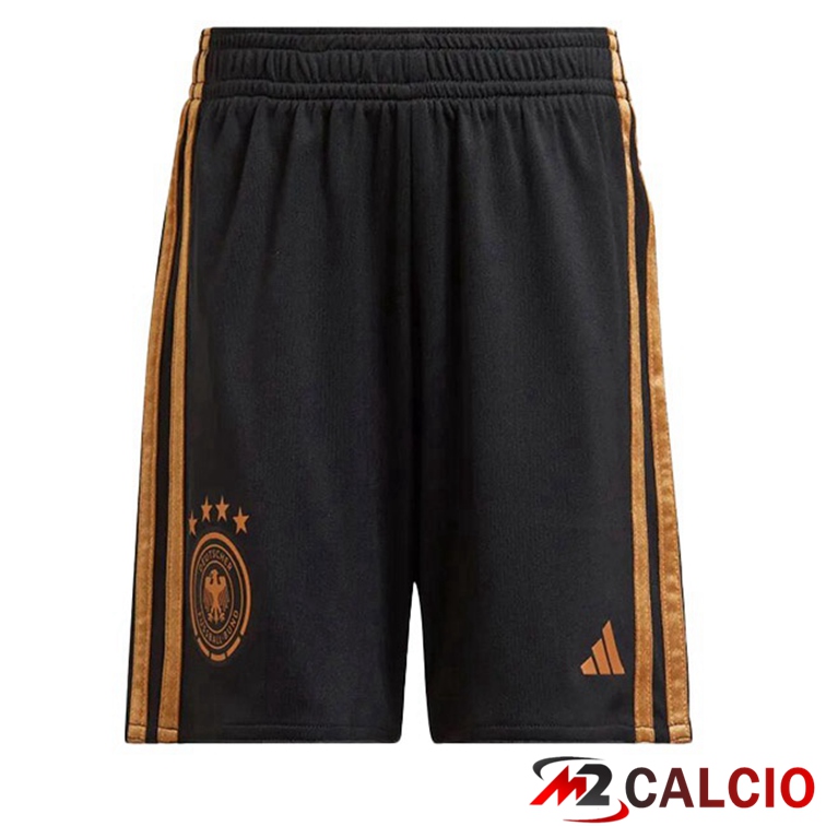 Maglie Calcio Personalizzate,Tute Calcio Squadre,Maglia Nazionale Italiana Calcio | Pantalonici Da Calcio Germania Seconda Nero 2022/2023