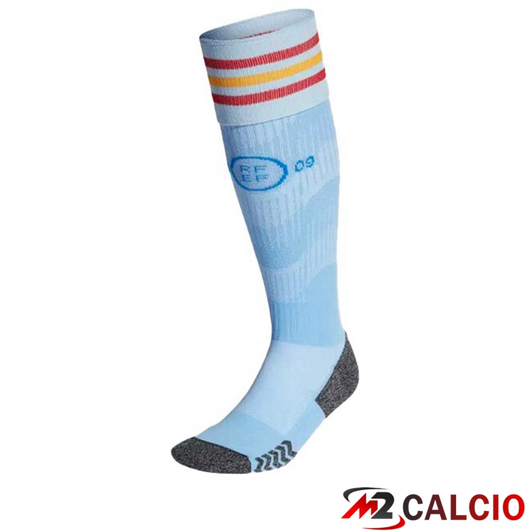Calzini Calcio Spagna Blu Bianco 2022/2023