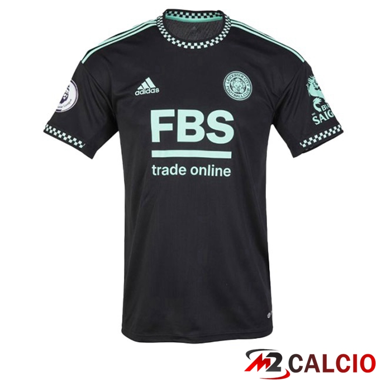 Maglie Calcio Personalizzate,Tute Calcio Squadre,Maglia Nazionale Italiana Calcio | Maglie Calcio Leicester City Seconda Nero 2022/2023