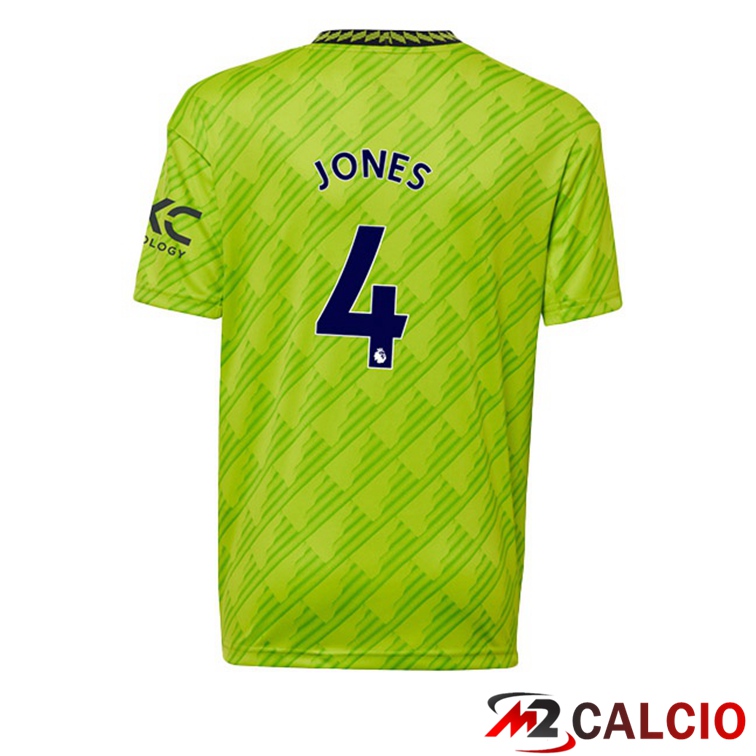 Maglie Calcio Personalizzate,Tute Calcio Squadre,Maglia Nazionale Italiana Calcio | Maglie Calcio Manchester United (JONES 4) Terza Verde 2022/2023