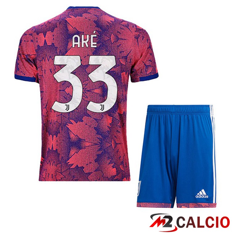 Maglie Calcio Personalizzate,Tute Calcio Squadre,Maglia Nazionale Italiana Calcio | Maglie Calcio Juventus (AKÉ 33) Bambino Seconda Rosa 2022/2023