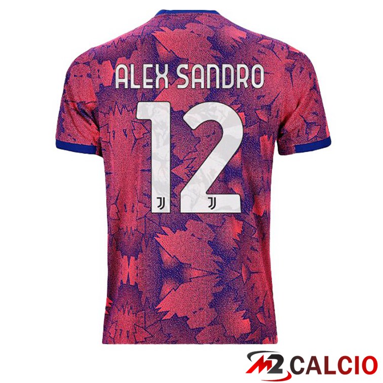 Maglie Calcio Personalizzate,Tute Calcio Squadre,Maglia Nazionale Italiana Calcio | Maglie Calcio Juventus (ALEX SANDRO 12) Seconda Rosa 2022/2023