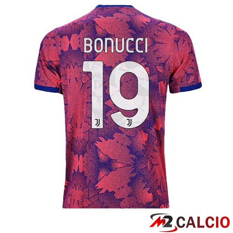 Maglie Calcio Personalizzate,Tute Calcio Squadre,Maglia Nazionale Italiana Calcio | Maglie Calcio Juventus (BONUCCI 19) Seconda Rosa 2022/2023