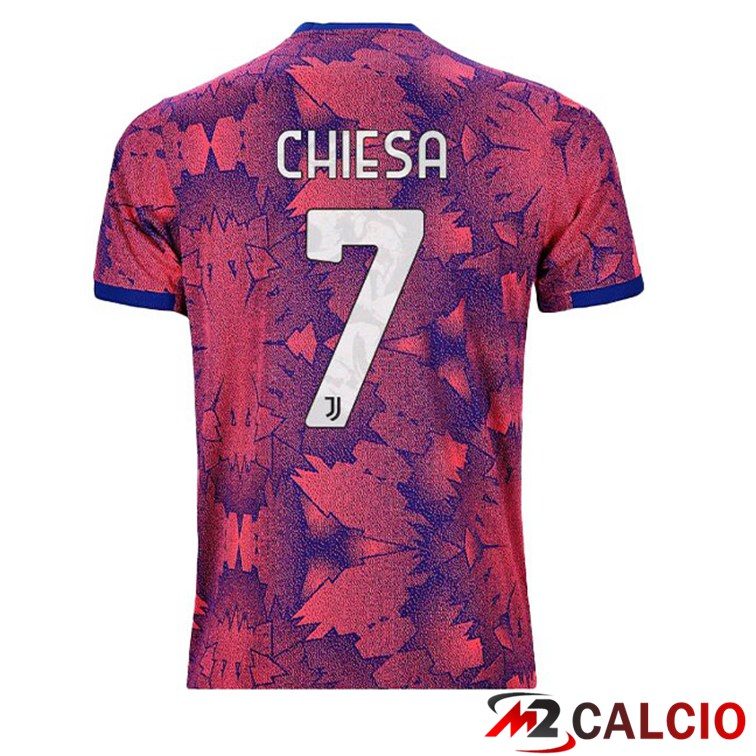 Maglie Calcio Personalizzate,Tute Calcio Squadre,Maglia Nazionale Italiana Calcio | Maglie Calcio Juventus (CHIESA 7) Seconda Rosa 2022/2023