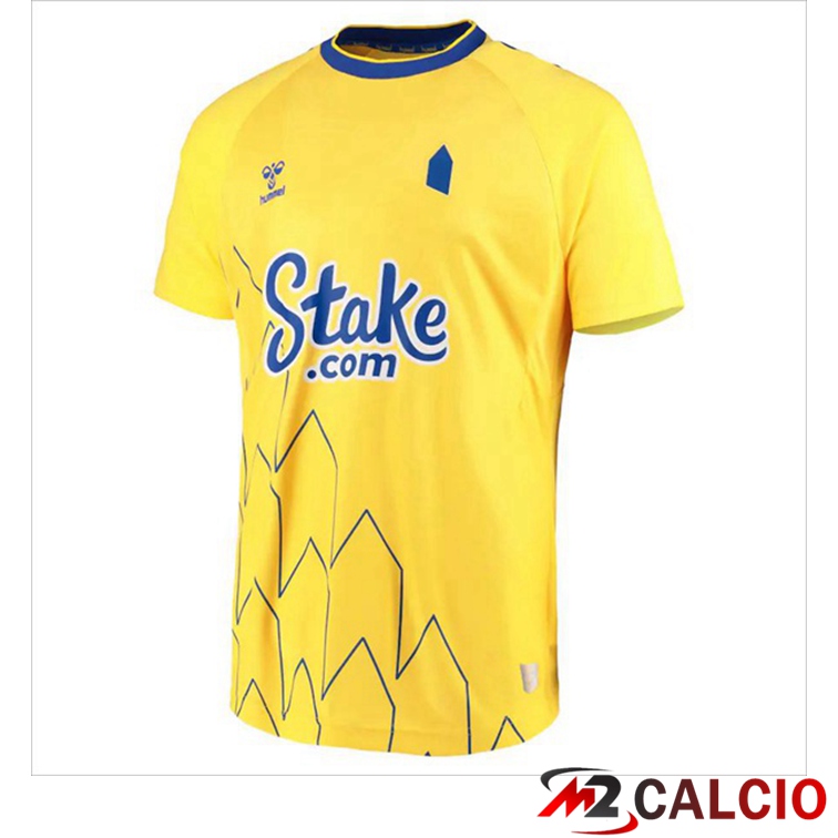 Maglie Calcio Personalizzate,Tute Calcio Squadre,Maglia Nazionale Italiana Calcio | Maglie Calcio Everton Terza Giallo 2022/2023