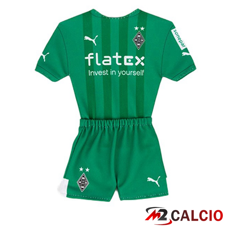 Maglie Calcio Personalizzate,Tute Calcio Squadre,Maglia Nazionale Italiana Calcio | Maglie Calcio Monchengladbach Bambino Seconda Verde 2022/2023