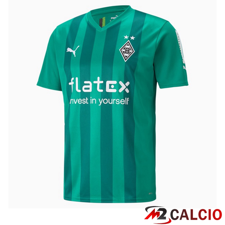 Maglie Calcio Personalizzate,Tute Calcio Squadre,Maglia Nazionale Italiana Calcio | Maglie Calcio Monchengladbach Seconda Verde 2022/2023