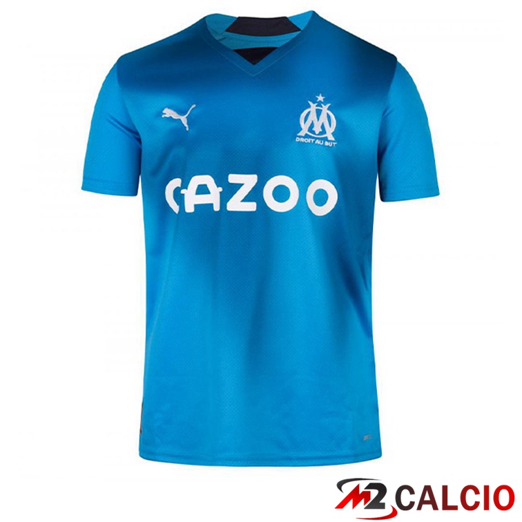 Maglie Calcio Personalizzate,Tute Calcio Squadre,Maglia Nazionale Italiana Calcio | Maglie Calcio Marsiglia OM Terza Blu 2022/2023