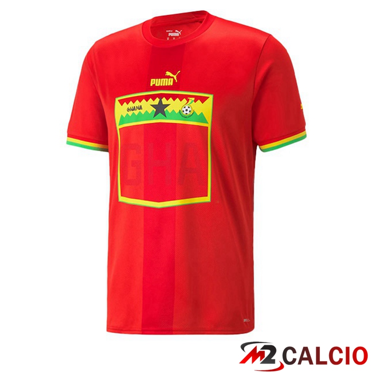 Maglie Calcio Personalizzate,Tute Calcio Squadre,Maglia Nazionale Italiana Calcio | Maglie Calcio Ghana Seconda Rosso 2022/2023