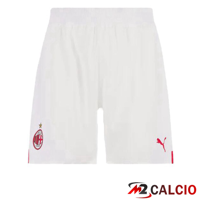 Maglie Calcio Personalizzate,Tute Calcio Squadre,Maglia Nazionale Italiana Calcio | Pantalonici Da Calcio AC Milan Seconda Bianco 2022/2023