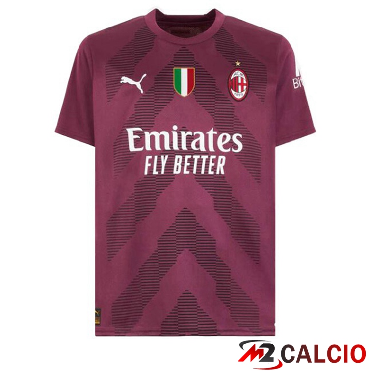 Maglie Calcio Personalizzate,Tute Calcio Squadre,Maglia Nazionale Italiana Calcio | Maglie Calcio AC Milan Portiere Rosso 2022/2023
