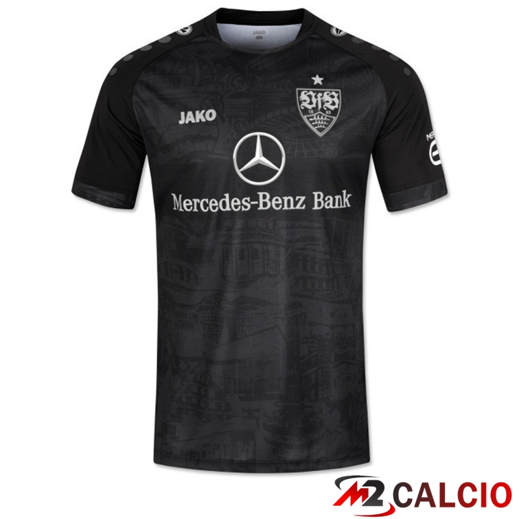 Maglie Calcio Personalizzate,Tute Calcio Squadre,Maglia Nazionale Italiana Calcio | Maglie Calcio VfB Stuttgart Terza Nero 2022/2023