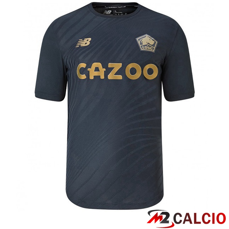 Maglie Calcio Personalizzate,Tute Calcio Squadre,Maglia Nazionale Italiana Calcio | Maglie Calcio Lille OSC Terza Nero 2022/2023